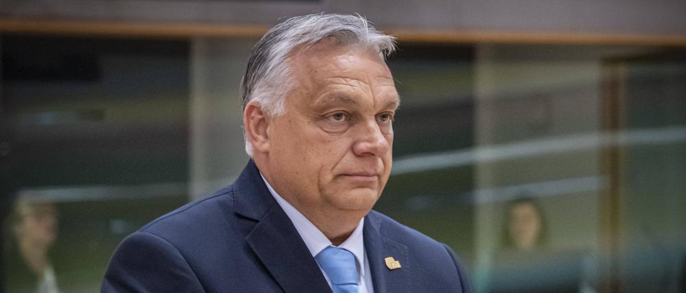Viktor Orban bei einem Treffen des Europäischen Rats in Brüssel