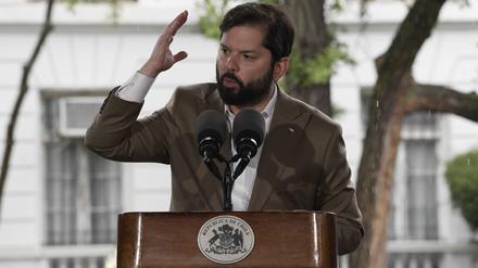 Chiles Präsident Gabriel Boric.