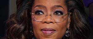Oprah Winfrey bei einem öffentlichen Auftritt im Empire State Building, New York.