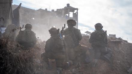 Israelische Soldaten im Gazastreifen.