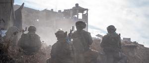 Israelische Soldaten im Gazastreifen.