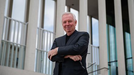 David Chipperfield bei der Eröffnung der James-Simon-Galerie im Juli 2019.