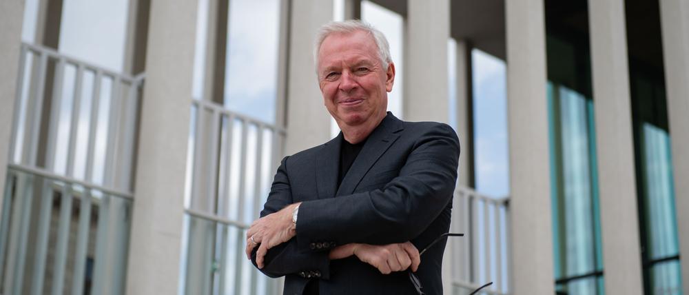 David Chipperfield bei der Eröffnung der James-Simon-Galerie im Juli 2019.