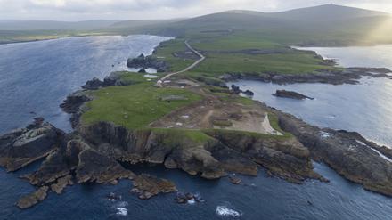 Hier auf der britischen Insel Unst sollen die Raketen abheben.