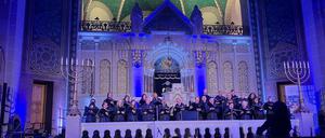 Nashirah Chorale aus Philadelphia beim Auftritt in der Synagoge in der Rykestraße.