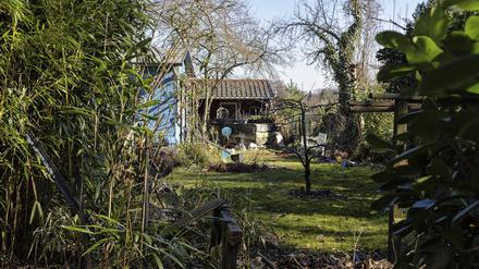 Lauben in einer Kleingartenenkolonie im Südwesten Berlins.