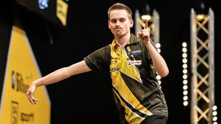 Ricardo Pietreczko ist zum ersten Mal bei der Darts-WM dabei.  