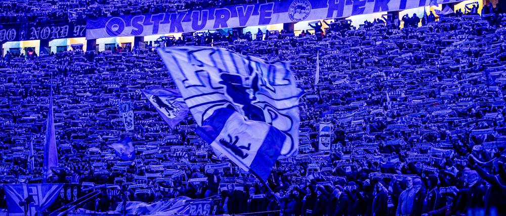 Hertha BSC: Fans im Olympiastadion.