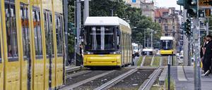 Tram der Linien M5 und M10 am Hauptbahnhof.