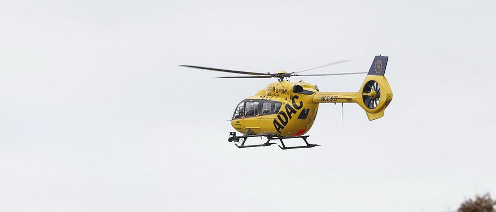 Rettungshubschrauber, Hubschrauber, Helikopter, ADAC, Klinikum, Potsdam, 24.12.2019 Foto: Sebastian Gabsch PNN
