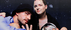 Trio der Galerie Arschgeweih.