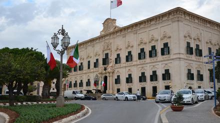 Blick auf den Kastilienpalast aus dem 16. Jahrhundert, heute der Regierungssitz in Malta. In Malta können künftig auch Jugendliche ab 16 Jahren Bürgermeister werden. 