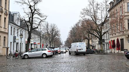 Die Dortustraße wird testweise verkehrsberuhigt. 