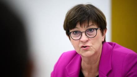 Saskia Esken, Vorsitzende der SPD.