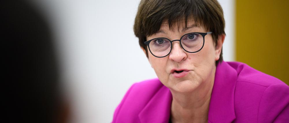 Saskia Esken, Vorsitzende der SPD.