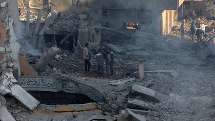 Ein durch Israel zerstörtes Krankenhaus im Gazastreifen. 