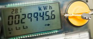 Ein Stromzähler in einem privaten Haushalt. (Archivbild)