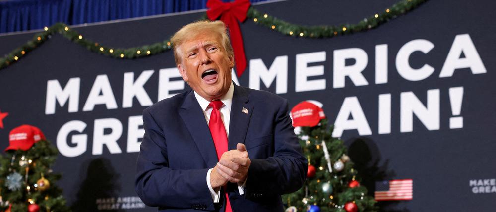 Donald Trump bei Wahlveranstaltung   