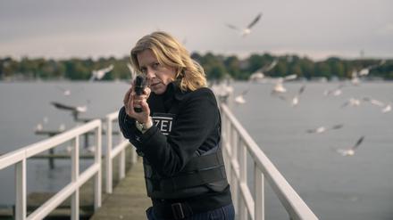 Kommissarin Irene Gaup (Caroline Peters) im Einsatz in Berlin. 