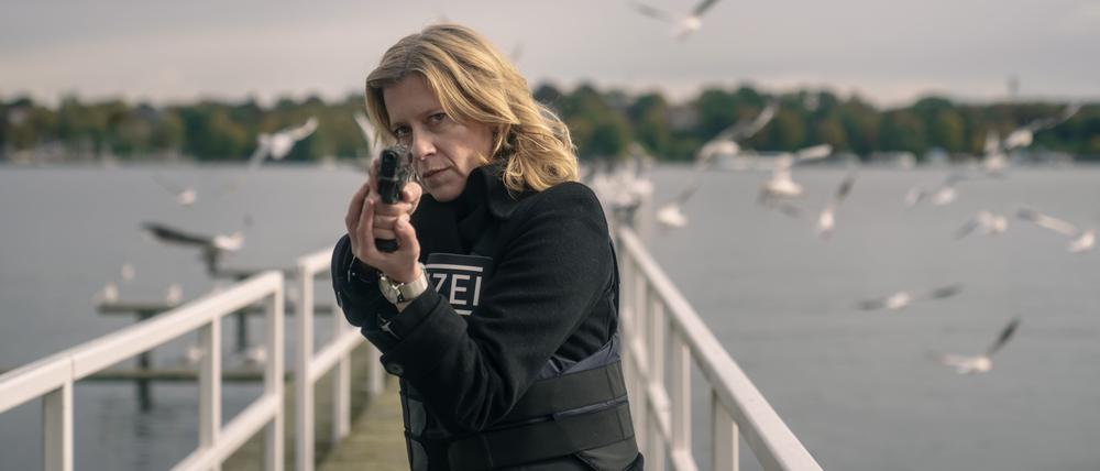 Kommissarin Irene Gaup (Caroline Peters) im Einsatz in Berlin. 