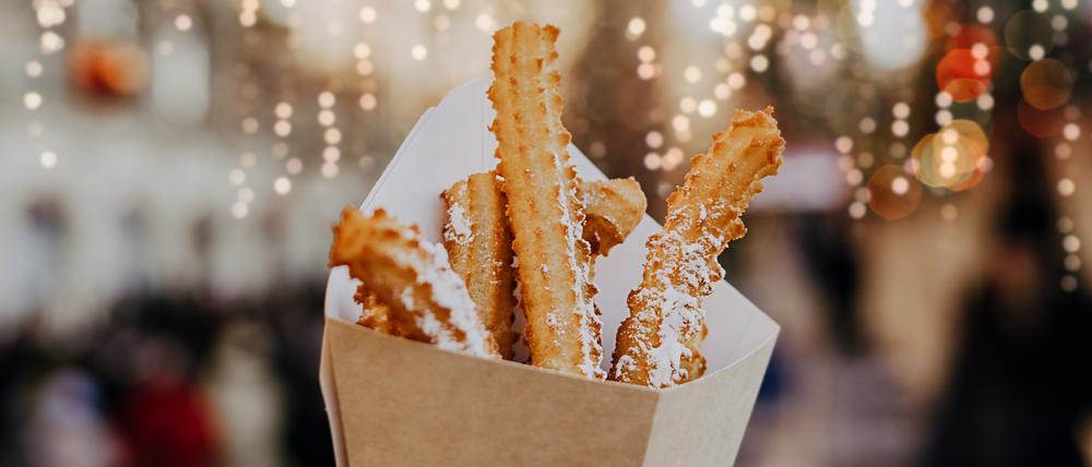Churros werden in Spanien traditionell an Neujahr gegessen.