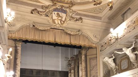 Das Theater in der Villa Mazzacorati in Bologna.