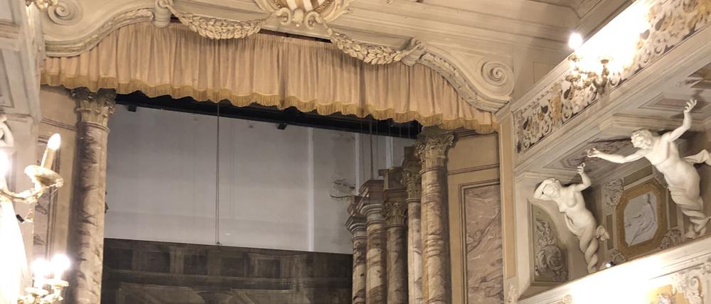 Das Theater in der Villa Mazzacorati in Bologna.