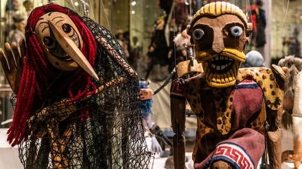 Rund 4000 Marionetten und Handpuppen gibt es im Puppentheater-Museum. 