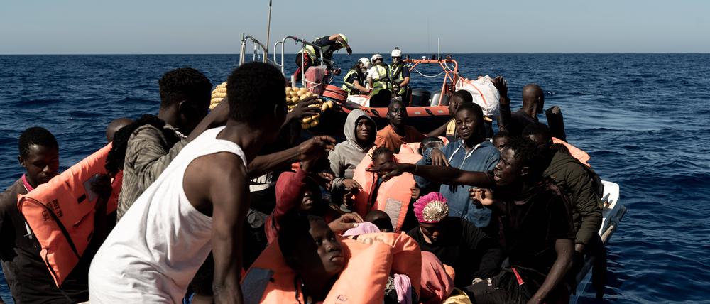 An Bord des Rettungsschiffs Ocean Viking waren im Oktober 2022 auch Flüchtlinge aus Ghana. Sie haben kaum eine Chance, in Deutschland Asyl zu erhalten.