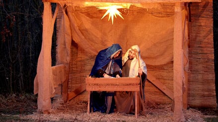 Symbolbild: Weihnachtskrippe in Sachsen-Anhalt