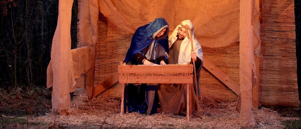 Symbolbild: Weihnachtskrippe in Sachsen-Anhalt