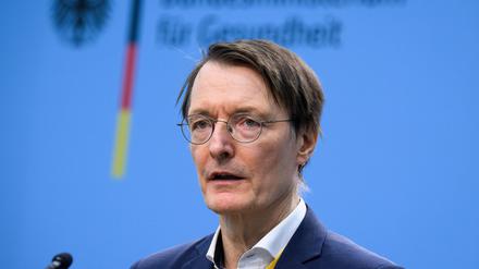 Karl Lauterbach (SPD), Bundesminister für Gesundheit.