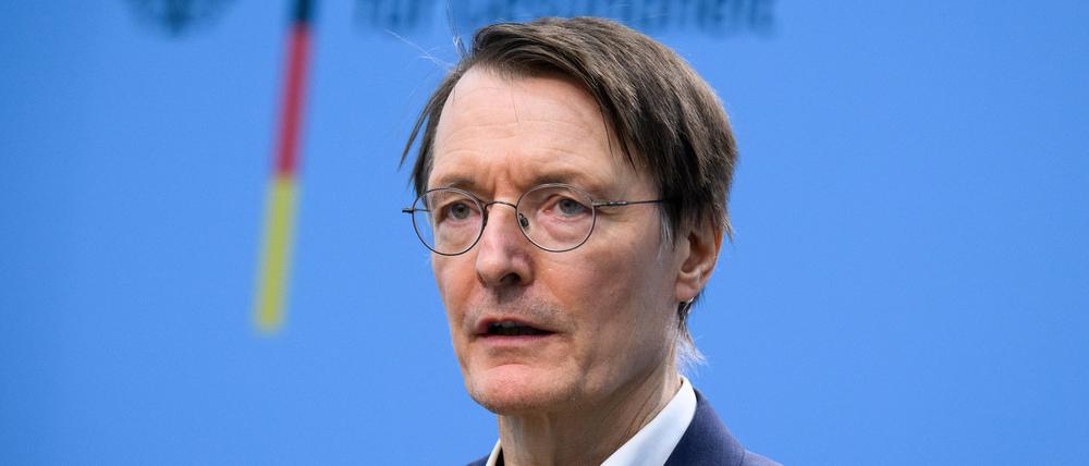 Karl Lauterbach (SPD), Bundesminister für Gesundheit.