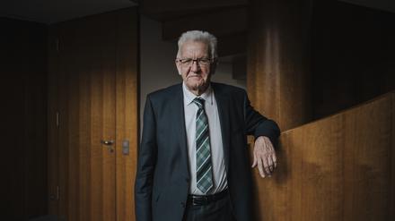 Winfried Kretschmann in der Landesvertretung Baden-Württembergs in Berlin.