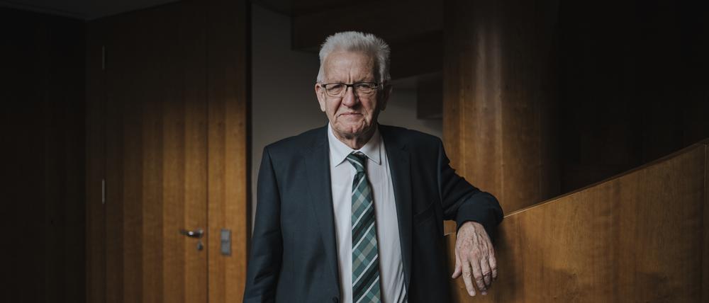 Winfried Kretschmann in der Landesvertretung Baden-Württembergs in Berlin.