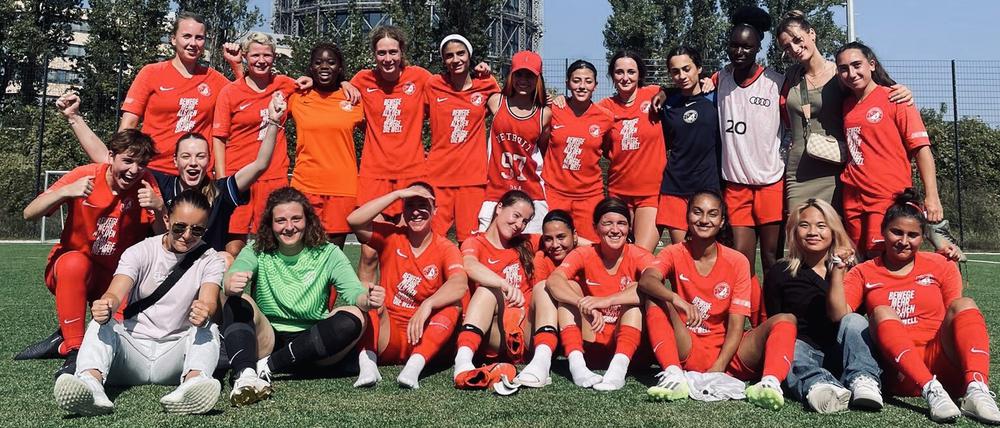 Das zweite Frauenteam von Türkiyemspor liegt in der Berlin-Liga auf dem sechsten Platz.