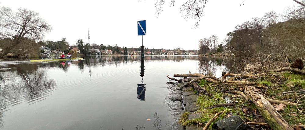 Blick auf den Stölpchensee: Ähnliches werden auch die Wolffsohns gesehen haben.