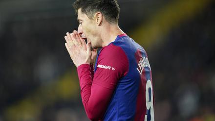 Darf er bald nicht mehr international spielen? Barcelonas Torjäger Robert Lewandowski.