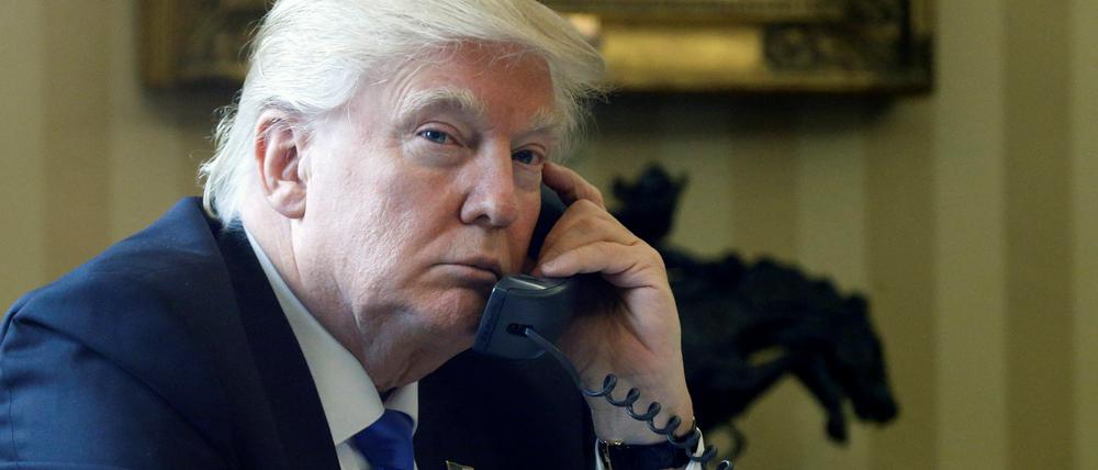 Donald Trump und die Chefin des Nationalkomitees der Republikaner (RNC), Ronna McDaniel, sollen das Gespräch geführt haben.