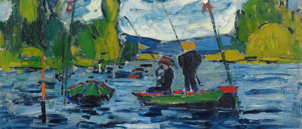 Meister des Fauvismus. Maurice de Vlamincks „Die Angler“ aus dem Jahr 1907 ist noch bis 12. Januar im Barberini zu sehen.