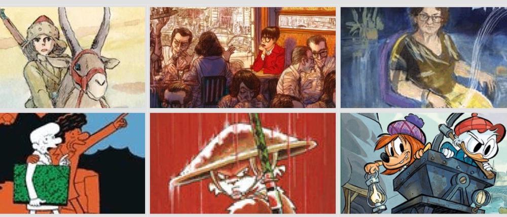 Titelmotive einiger Leserfavoriten.