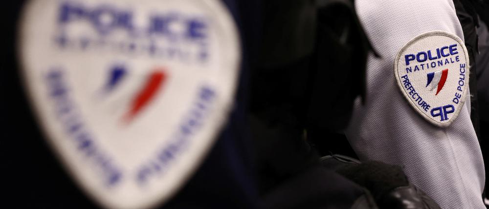 Beamte der französischen Polizei
