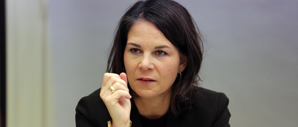 Annalena Baerbock sieht eine besondere Verantwortung bei den arabischen Nachbarstaaten