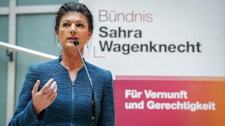 Ob das „Bündnis Sahra Wagenknecht“ nach der Parteigründung bei allen Landtagswahlen im kommenden Jahr auf den Stimmzetteln stehen wird, ist nach Angaben der Vorsitzenden Amira Mohamed Ali noch nicht abzusehen.