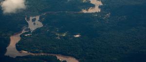 Umstrittenes Grenzgebiet: Venezuela und Guyana streiten sich um 160.000 Quadratkilometer großes, dünn besiedeltes Land rund um den Fluss Esequibo.