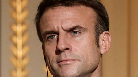 Macron in Paris.