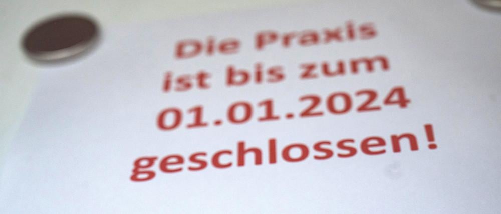 Viele Arztpraxen betreuen in diesem Jahr keine Patienten mehr.