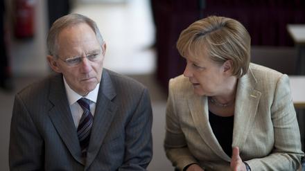 Angela Merkel und Wolfgang Schäuble.