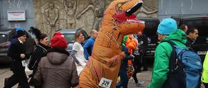 Beim Potsdamer Silvesterlauf zählt nicht die schnellste Zeit, sondern das beste Kostüm.