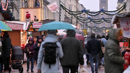 Der bisherige Weihnachtsmarkt „Blauer Lichterglanz“.